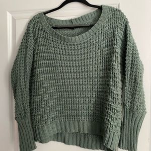 Express Sea Foam Green Knitted Sweater
